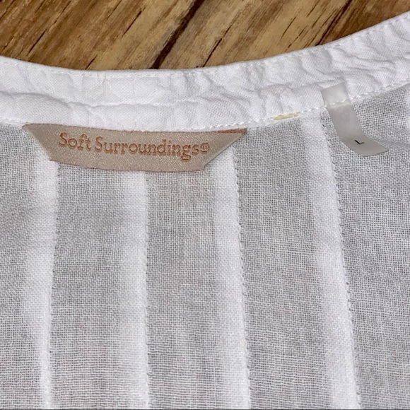 SOLD 💕NWT Soft Surroundings Grenada Gauze Tunic Shirt - Picture 4 of 10